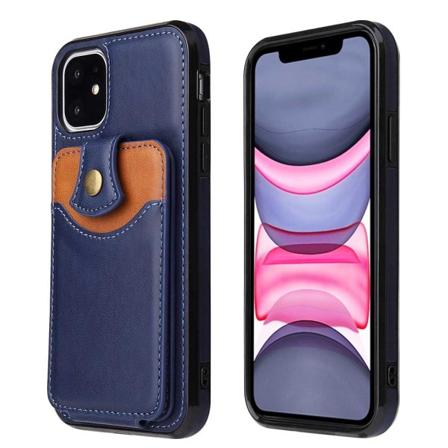 iPhone 11 - Skyddsskal med Korthållare Mörkblå