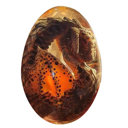 Lava Dragon Egg Drageegg Resin Håndverk Drageegg Dinosaur Egg Dekorasjon Ornamenter