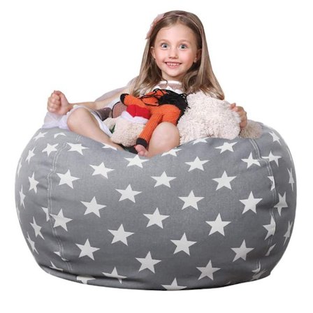 Uppstoppade djur Förvaring Bean Bag Stol cover
