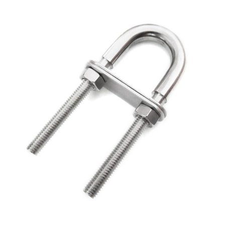 Rustfri stål båd hæk lager fast svejseplade bov øje fastgørelse U bolt