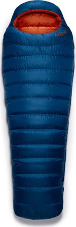 Rab Ascent 700 Left/Right down sleeping bags Blue Left Zip
