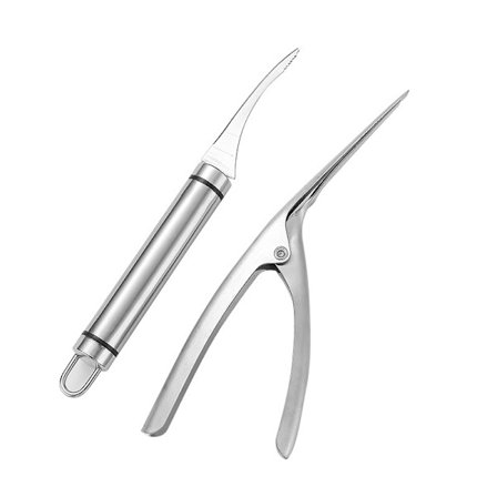 Pieces Rekepiller, Alt-i-1 Rekepiller, Rekepiller i rustfritt stål, Rekepiller, Rekepiller for produkter som reker