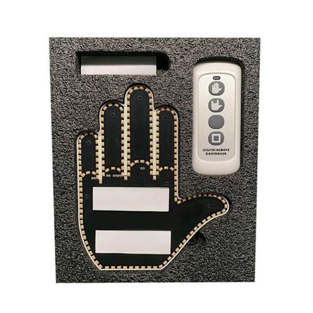 Bil mellomfingerlys Gesturlys Tegnspråklampe