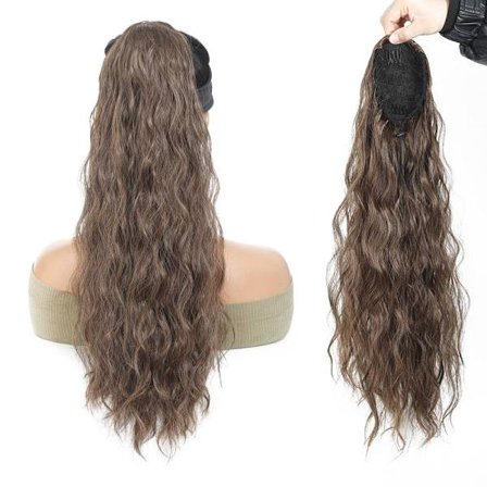 Hestehale-hårforlengelse, 50 cm Hestehale-forlengelser med snor for kvinner_xx