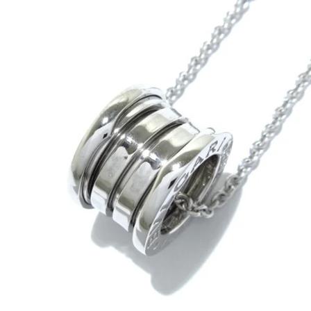 Bvlgari Vintage Pre-owned White Gold necklaces , Wit , Dames , Maat: ONE Size Vintage Sieraden