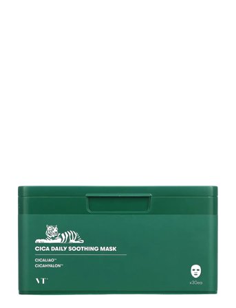 VT Cosmetics Vt Cica Daily Soothing Mask 30 Pcs - Nude - 30 PCS