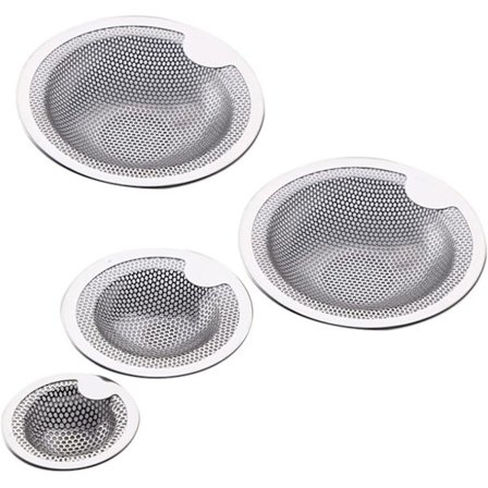 Badekar Hårfelle Filtre Rustfritt Stål Sil kompatibel Vask Servant Badekar Vask Avløp Avløpsbeskyttere Vask Avløpsstopper kompatibel