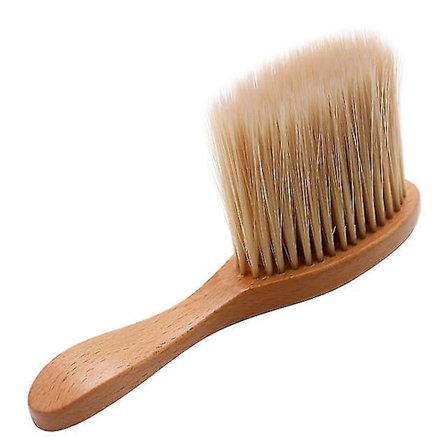 Profesjonell hårbørste Barber Tre Håndholdt Ren Brutt Hårbørste Skjegg Nakkebørste Salong Hårklipp Frisør Styling Verktøy