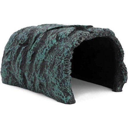 Akvaarioluola matelijoille, piilopaikka matelijoille, kalliopiilopaikka, luola akvaarioon, matelija, kilpikonna, pieni lisko, sammakkoeläimet