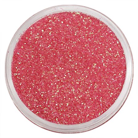 Negleglimmer - Finkornet - Medium pink - 8ml - Glitter