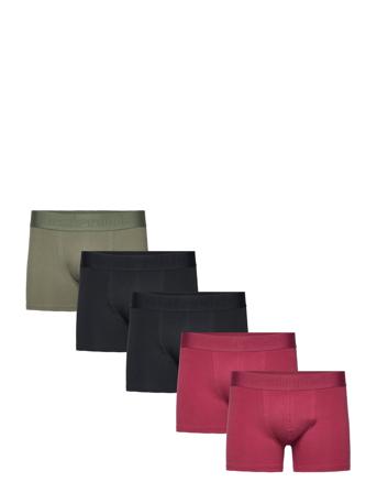 Gunnar Cotton 5-Pack Burgundy Resteröds