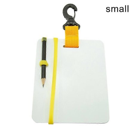 Undervands Skriveplade til Dykning med Klemme, Drejelig Blyant og Hurtigskrivning - Ny