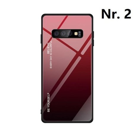 gradient härdat glas för Samsung S10 plus