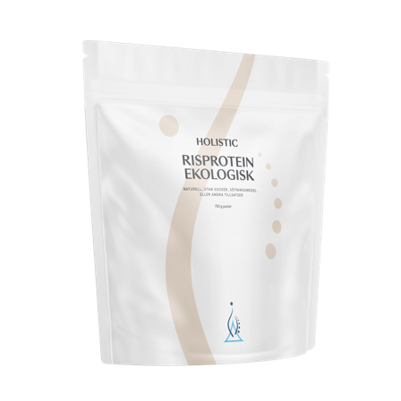 Laktosefri Proteinpulver Holistic Risprotein Økologisk 750 g - Bodyman.dk