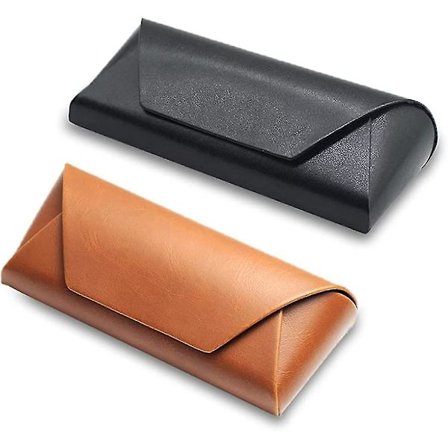 Solbriller Etui Bærbart, Solbriller Etui Stor, Brille Etui, Brille Etui Læder, Brille Etui Bærbart, Velegnet Til Mænd, Kvinder, Børn