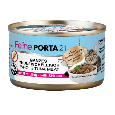 Porta21 - Feline Tunfisk med isfisk 90g - Katt - Kattefôr & kattemat - Våtfôr og våtmat - ZOO.no