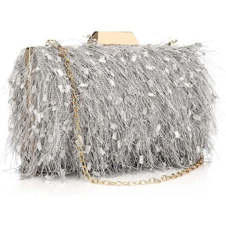 Clutchveske for kvinner Søte håndvesker Topphåndtak Kveldsveske Crossbody-veske Skulderveske for bryllupsfest Ball Bankett