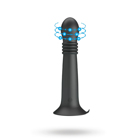 Stellan Thrusting & Rotating Wand Massager 23 cm