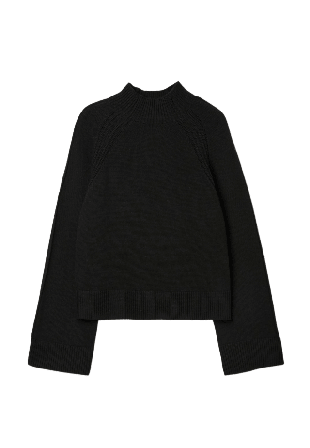 Carin Wester Tröja i ullmix BIARRITZ Stickat Svart S