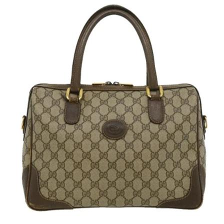 Gucci Vintage, Pre-owned Handbags Bruin, Dames, Maat:ONE Size,leer