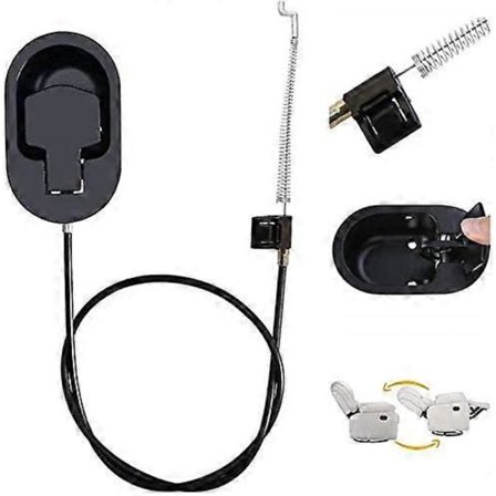 Sofa kabel i aluminiumslegering 96 cm håndtag lænestol udskiftning universal armstol reservedele nem installation til sofa lænestol afslapningsstol - 