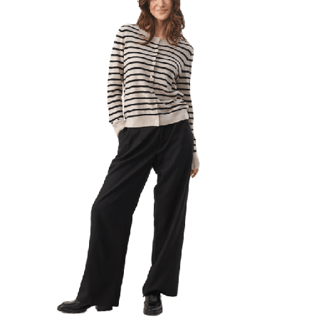 Part Two EllahPW Cardigan Tröjor Dam Svart XS