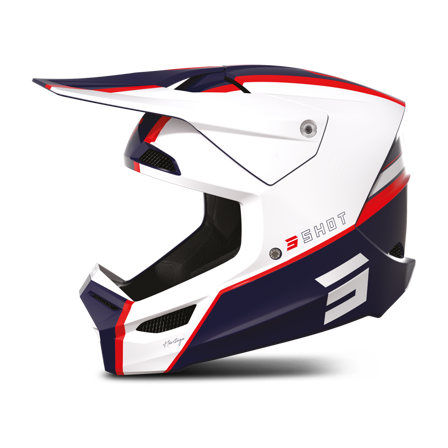 Casco Cross Shot Furious Heritage Blu 2XL