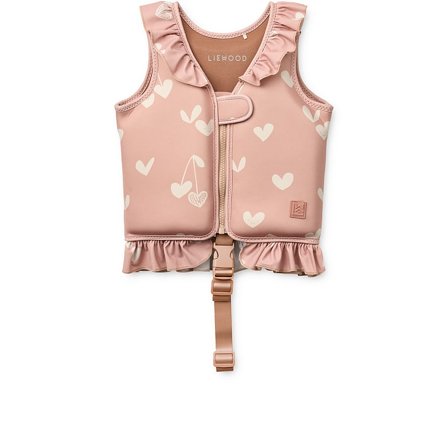 LIEWOOD Dove Swim Vest w Frill Sweethearts / Pale tuscany 11-15 kg, Tøj & Bolig, Svømmeudstyr, Svømmebælter Og -Veste