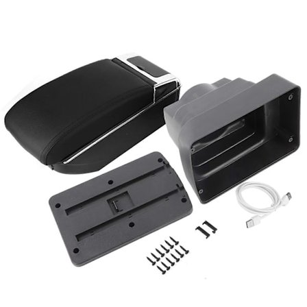 Opbevaringsboks Centralt Armlæn med Kopholder Askebæger Passer til Opel Astra J Universal