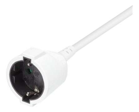 Deltaco extension, CEE 7/7, CEE 7/3, 10m