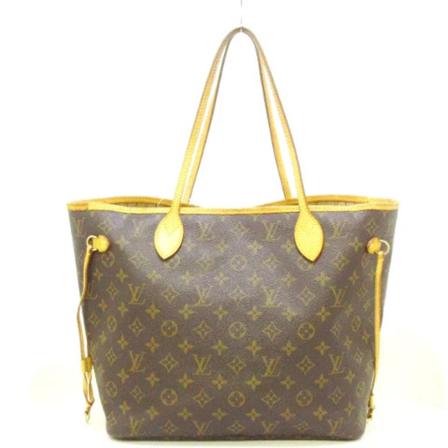 Louis Vuitton Vintage Pre-owned Neverfull MM Monogram Tas , Bruin , Dames , Maat: ONE Size Vintage Tassen