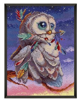 Broderikit Billede Unik Ugle - M.P Studia