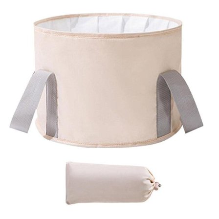 Hopfällbar Fotbad Balja Bärbar Isolerad Fotbadspåse för Avkoppling