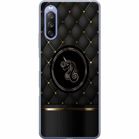 Sony Xperia 10 Iii Lite Genomskinligt Skal Luxury Unicorn
