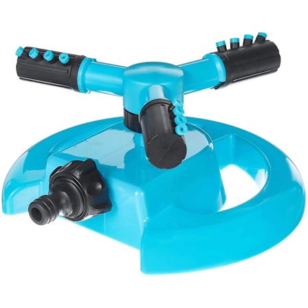 Puutarhan sprinkler, automaattinen nurmikon sprinkler, 3-varsi nurmikon sprinkler, 360 pyörivä sprinkler nurmikolle