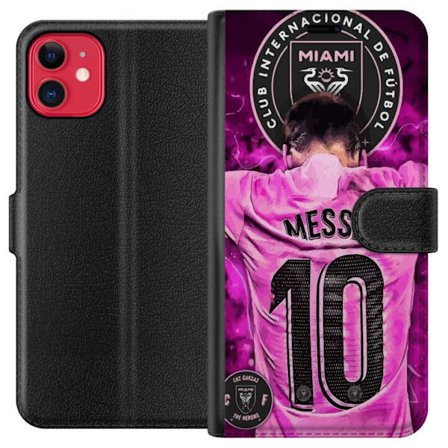 Yhteensopiva Lompakkokotelo Apple iPhone 11 Lionel Messi (Inter Miami CF)