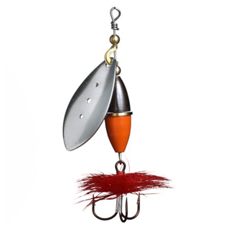 Wipp Spinnare 3 g Silver Orange/Svart