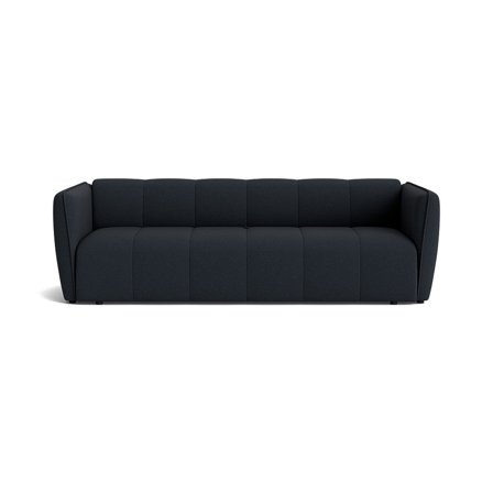 Calma 3-Sitzer-Schlafsofa mit Stauraum, Loop Dunkelblau, modernes Design, praktische Bettfunktion, bequeme Polsterung, zeitloser Stil, 70cm