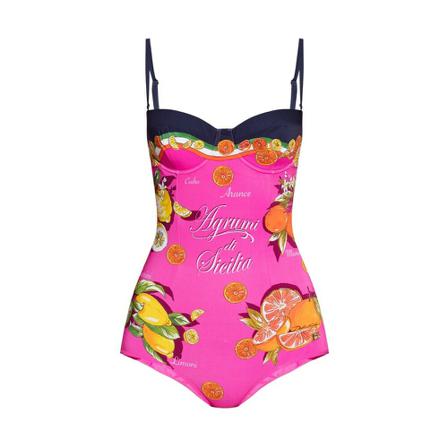 Dolce & Gabbana, Swimwear Roze, Dames, Maat:L
