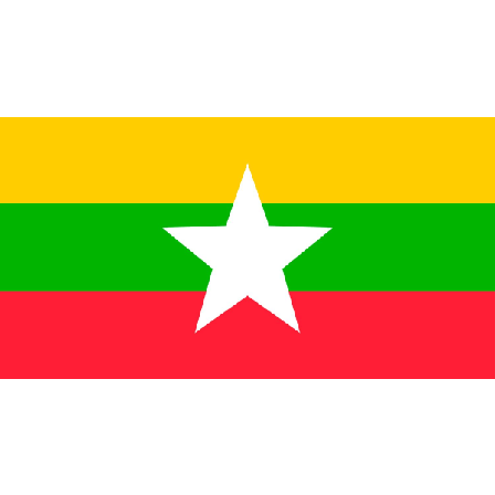 Myanmar flagg