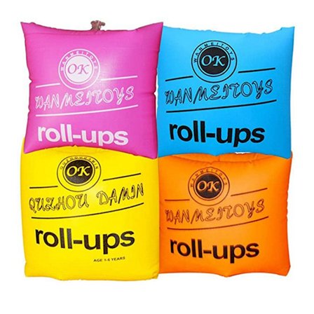 Vuxen uppblåsbar rund flytande vattenmanschett, simring, vatten