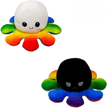 Reversible Octopus Plushie Toy