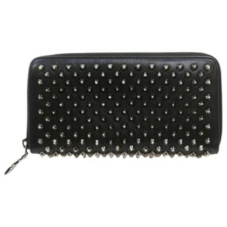 Christian Louboutin Pre-owned, Pre-owned Leather wallets Zwart, Dames, Maat:ONE Size