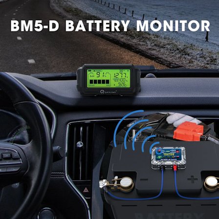 2023 BM5-D 12V LED Batteritestare Monitor HUD Professionell Batterihälsotestare Analysator Laddning