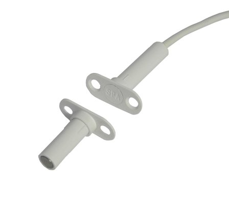 Alarmtech MC 370-S1 Högsäkerhetskontakt 12 mm sensor, inbyggd 2 m kabel, Larm & säkerhet