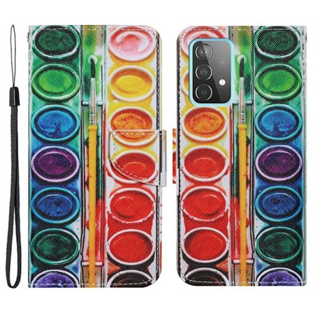 Wonderland Samsung Galaxy A53 5G Läppäkotelo - Eye Shadow