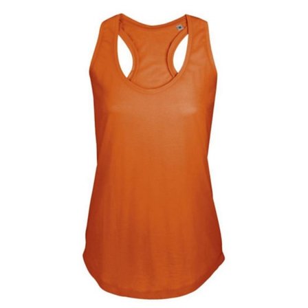 SOLS Dam/Kvinnor Moka Plain Sleeveless Tank Top XS Burnt Oran