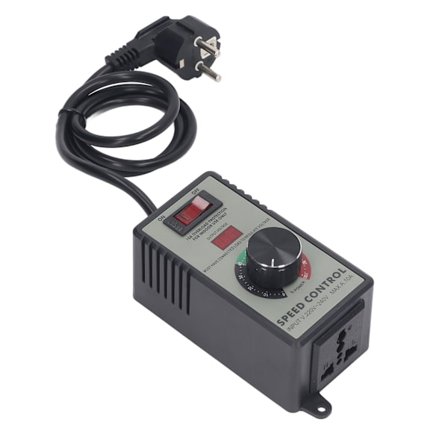 AC-motorvarvtalsregulator Elektrisk fläktvarvtalsregulator med 10A universaluttag EU-kontakt AC220 till 240V 4000W