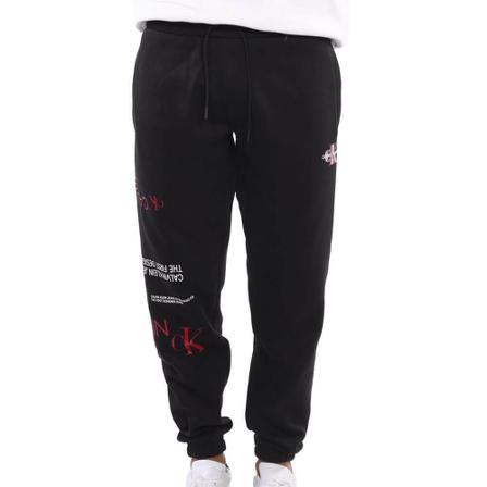 Calvin Klein, Pantatuta Multi Urban Logo J30J318517 Czarny, Mężczyzna, Rozmiar: L