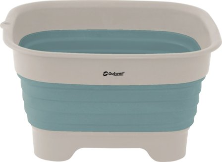 Outwell Collaps Wash Bowl With Drain cooking equipment Blue One Size